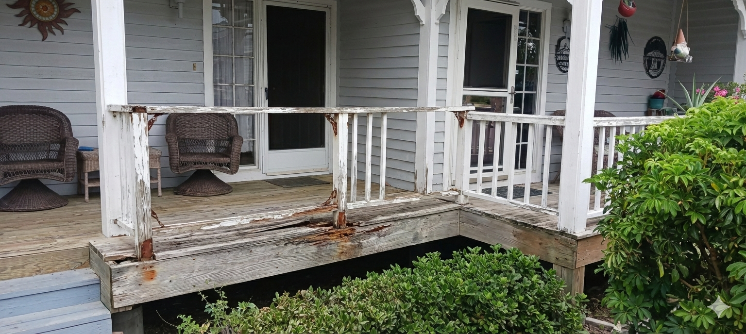 Front Porch Restoration - Before